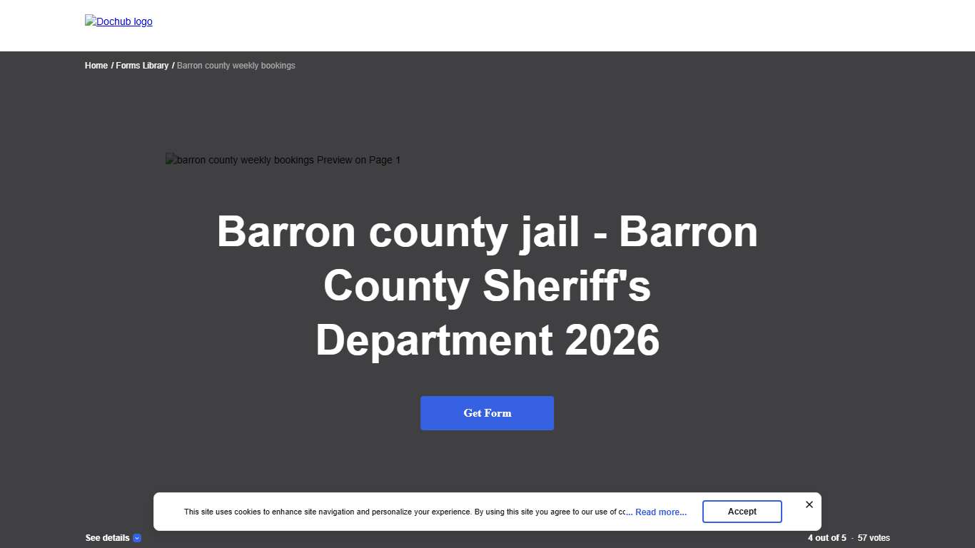 Barron county weekly bookings: Fill out & sign online DocHub